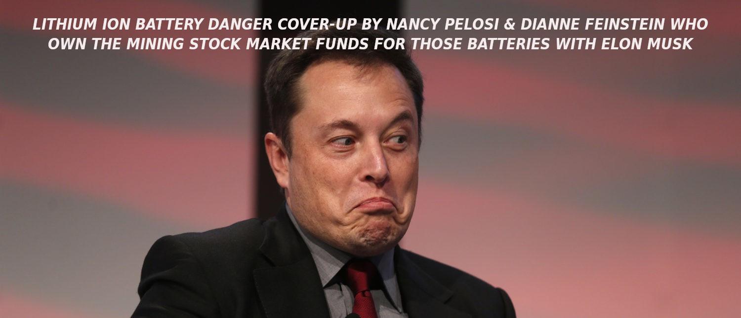 MUSK-I-DONT-KNOW-Elon-Musk-Corruption-And-Crappy-Engineering-Make-Tesla-Cars-So-Unsafe-
Keywords: Rare Earth Mines Of Afghanistan, New America Foundation Corruption, Obama, Obama Campaign Finance, Obama FEC violations, Palo Alto Mafia, Paypal Mafia, Pelosi Corruption, Political bribes, Political Insider,  Eric Schmidts Sex Penthouse, SEC Investigation