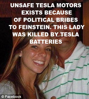 TESLA-CAR-SAFETY-DEFECTS-KILL-MANY-INNOCENTS3-Elon-Musk-Corruption-And-Crappy-Engineering-Make-Tesla-Cars-So-Unsafe-_v1-MUSK-1
Keywords: Rare Earth Mines Of Afghanistan, New America Foundation Corruption, Obama, Obama Campaign Finance, Obama FEC violations, Palo Alto Mafia, Paypal Mafia, Pelosi Corruption, Political bribes, Political Insider,  Eric Schmidts Sex Penthouse, SEC Investigation