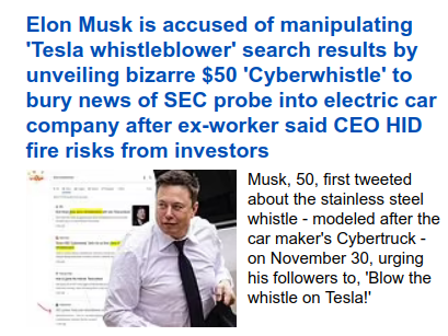 TESLA SCAMMER MUSK LIAR  776
Keywords: Rare Earth Mines Of Afghanistan, New America Foundation Corruption, Obama, Obama Campaign Finance, Obama FEC violations, Palo Alto Mafia, Paypal Mafia, Pelosi Corruption, Political bribes, Political Insider,  Eric Schmidts Sex Penthouse, SEC Investigation