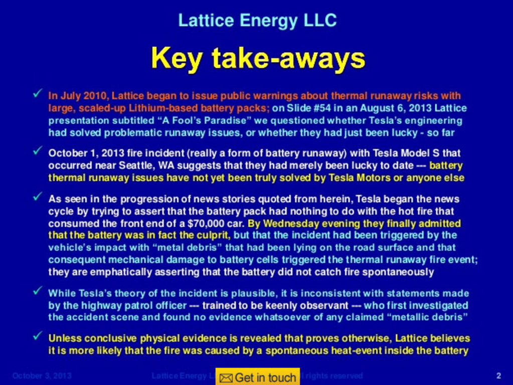 TESLA BATTERIES ARE DEADLY DANGEROUS teslar2
Keywords: Rare Earth Mines Of Afghanistan, New America Foundation Corruption, Obama, Obama Campaign Finance, Obama FEC violations, Palo Alto Mafia, Paypal Mafia, Pelosi Corruption, Political bribes, Political Insider,  Eric Schmidts Sex Penthouse, SEC Investigation