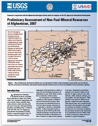 usaid lithium
Keywords: Rare Earth Mines Of Afghanistan, New America Foundation Corruption, Obama, Obama Campaign Finance, Obama FEC violations, Palo Alto Mafia, Paypal Mafia, Pelosi Corruption, Political bribes, Political Insider,  Eric Schmidts Sex Penthouse, SEC Investigation