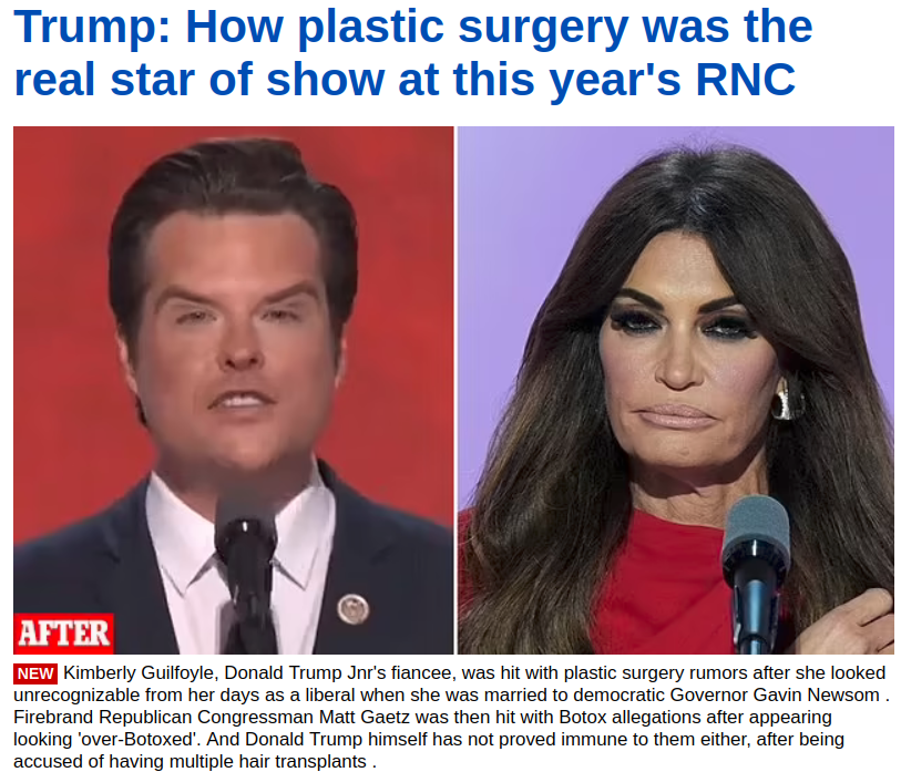 BAD PLASTIC SURGERY
Keywords: Rare Earth Mines Of Afghanistan,New America Foundation Corruption,Obama,Obama Campaign Finance,Obama FEC violations,Palo Alto Mafia,Paypal Mafia,Pelosi Corruption,Political bribes,Political Insider,Eric Schmidts Sex Penthouse,SEC Investigation