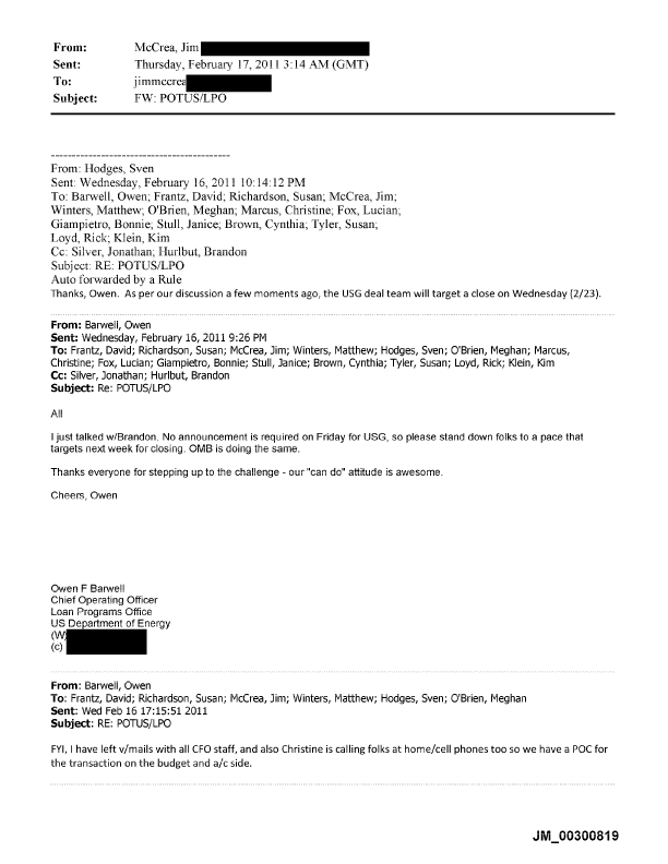 Appendix-II-49 DEPT OF ENERGY CORRUPTION
Keywords: Rare Earth Mines Of Afghanistan, New America Foundation Corruption, Obama, Obama Campaign Finance, Obama FEC violations, Palo Alto Mafia, Paypal Mafia, Pelosi Corruption, Political bribes, Political Insider,  Eric Schmidts Sex Penthouse, SEC Investigation