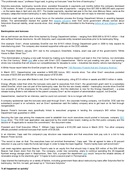 INV427-3 Dept of Energy Slush Fund Scam Cover-Up Crimes
Keywords: Rare Earth Mines Of Afghanistan, New America Foundation Corruption, Obama, Obama Campaign Finance, Obama FEC violations, Palo Alto Mafia, Paypal Mafia, Pelosi Corruption, Political bribes, Political Insider,  Eric Schmidts Sex Penthouse, SEC Investigation