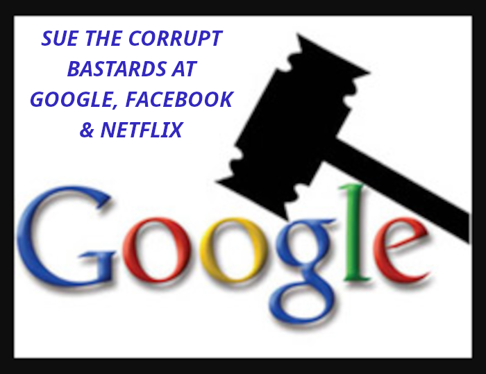 SUE GOOGLE FOR RACKETEERING CORRUPT LYING GOOGLE
Keywords: Rare Earth Mines Of Afghanistan, New America Foundation Corruption, Obama, Obama Campaign Finance, Obama FEC violations, Palo Alto Mafia, Paypal Mafia, Pelosi Corruption, Political bribes, Political Insider,  Eric Schmidts Sex Penthouse, SEC Investigation